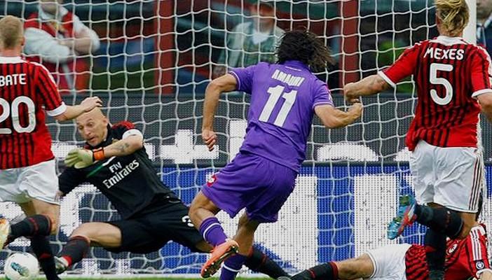 بالفيديو.. فيورنتينا يفوز على ميلان بدون صلاح