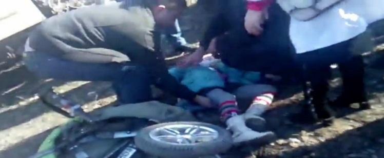 بالفيديو.. دهس مصفحة لطفلة يشعل الاحتجاجات بأوكرانيا