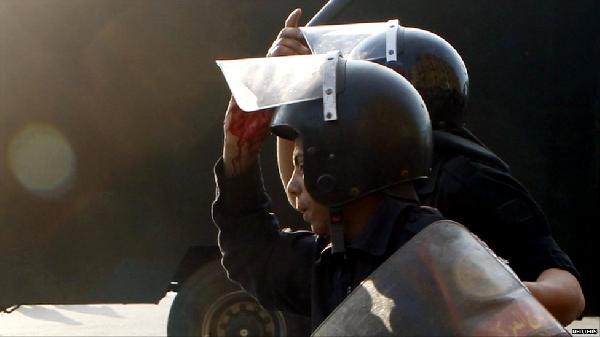 البلطجية تعتدي علي شرطة موانئ مدينة نصر