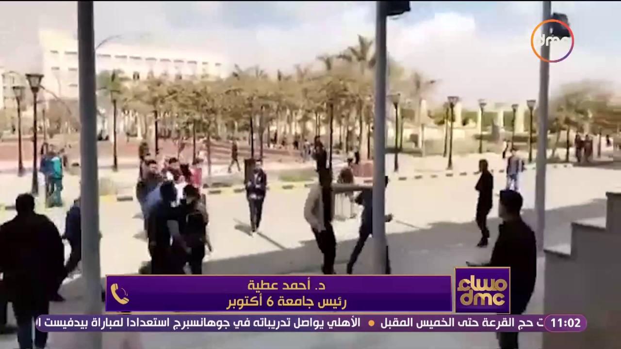 بالفيديو.. رئيس جامعة 6 أكتوبر يوبخ مذيعة لإيقاظه من النوم