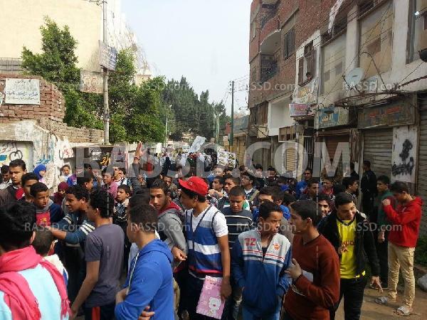 مسيرة لطلاب ضد الانقلاب بكرداسة استجابة لدعوة التحالف