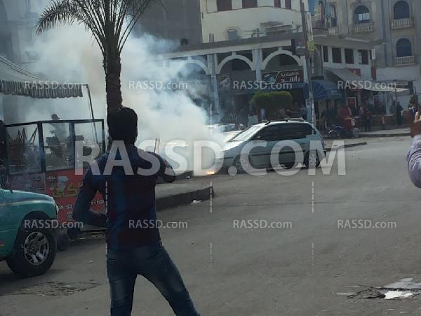 إصابة العشرات بالخرطوش جراء اعتداء الأمن على مسيرة بدمياط