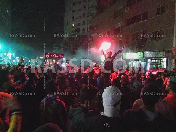 مسيرة منددة بالانقلاب العسكري بالمطرية