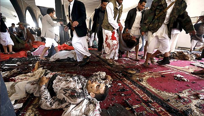 داعش يعلن مسئوليته عن تفجير مسجدي اليمن