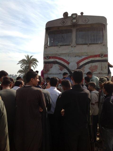 مصرع طالب بسمنود أثناء عبوره المزلقان