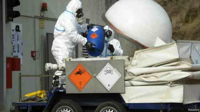 روسيا: الأسلحة الكميائية السورية انخفضت إلى الصفر