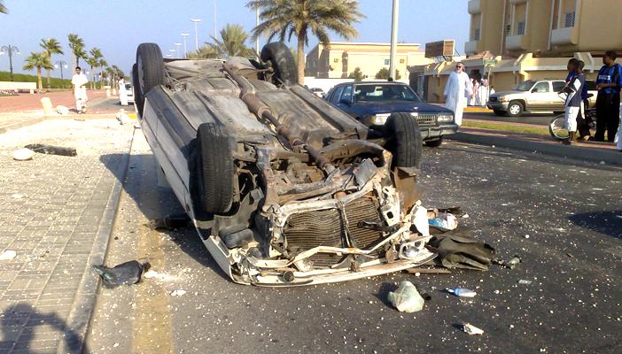 مصرع ضابط مخابرات في انقلاب سيارة بوسط سيناء