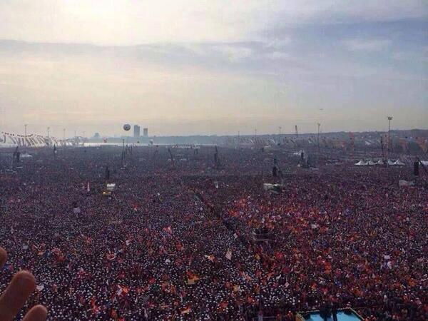 فيديو..أكبر حشد بتاريخ إسطنبول لاستقبال أردوغان