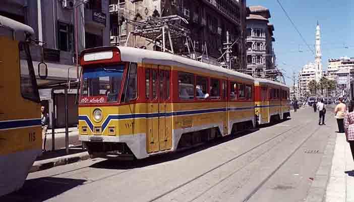 توقف ترام الإسكندرية ساعتين لإضراب العمال بسبب الإيرادات