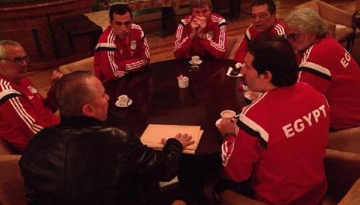 شوقي غريب يجتمع مع كوبر قبل ودية المنتخب المرتقبة