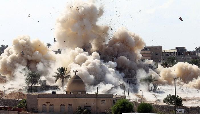 الجيش يواصل إخلاء منازل رفح ويمتد لمسافة 1000متر