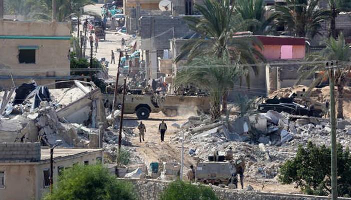 إزالة 15 منزلًا بالمرحلة الثالثة من التهجيرالقسري في سيناء