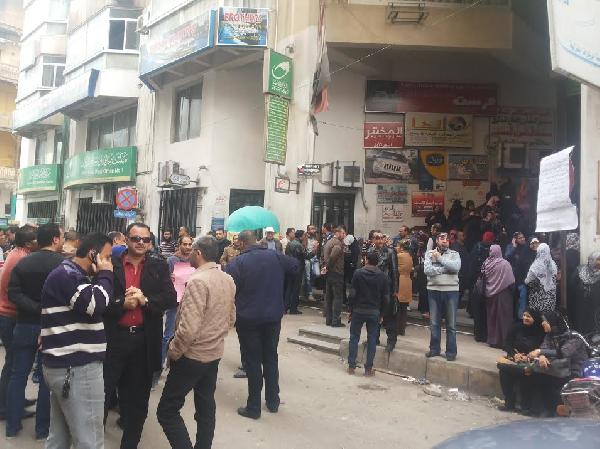 أمن الانقلاب يفض اعتصام موظفي “بريد بورسعيد”