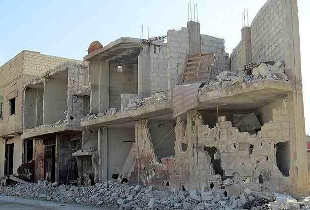 إلقاء 300 برميل متفجر لنظام بشار على داريا غرب دمشق