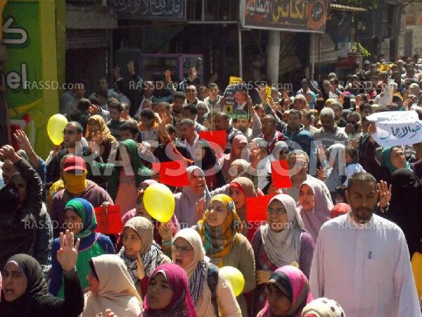 مسيرة رافضة للانقلاب بالورديان فى جمعة “معًا للخلاص”