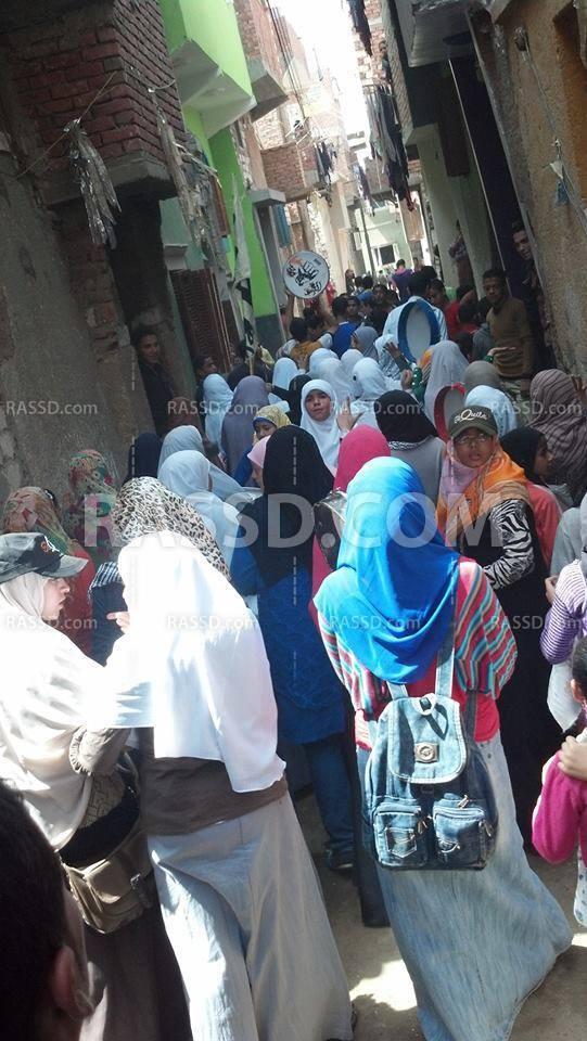 مسيرات طلابية وشعبية ببني سويف رفضا للانقلاب العسكري