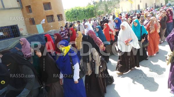 فعاليات رافضة للانقلاب بجامعة الفيوم للأسبوع الرابع على التوالي