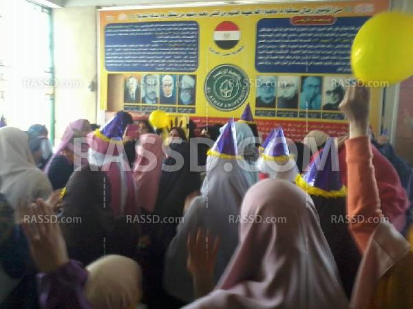 وقفة بـ”الطراطير”لطالبات الأزهر بكفر الشيخ ضد الانقلاب