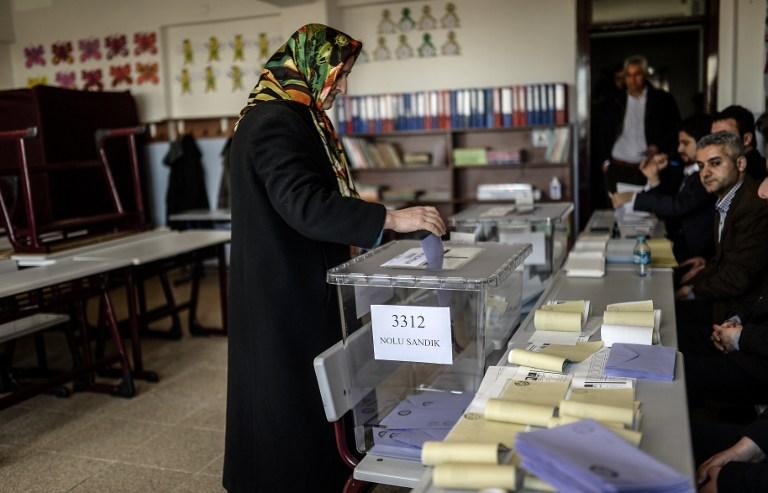 العدالة والتنمية الحاكم في تركيا يتقدم بنسبة 47%