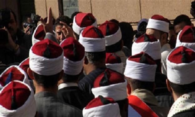 تظاهرة لشباب المعاهد الأزهرية ببورسعيد بسبب الامتحانات