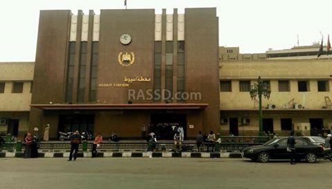 إخلاء محطة قطار أسيوط قبل زيارة قائد المنطقة الجنوبية