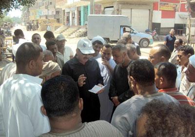 إعادة تشغيل محطة مياه السراورة بسوهاج