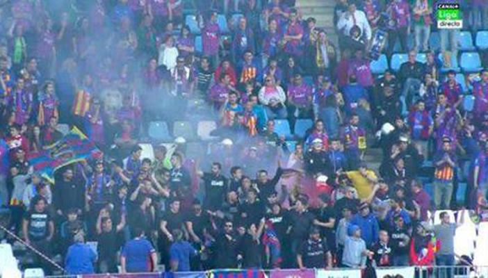 اشتباكات بين جماهير ألميريا وليفانتي