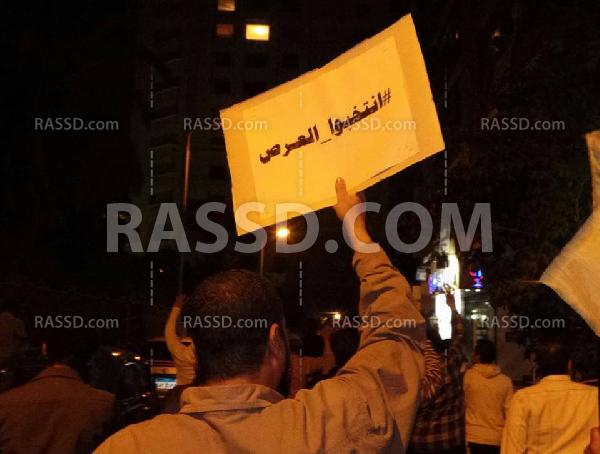 مسيرة ليلية مناهضة للانقلاب بالمهندسين بالجيزة