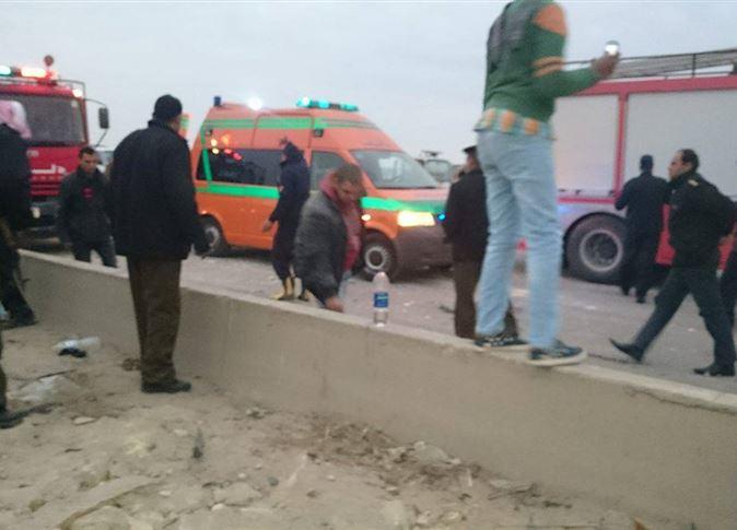 انقلاب أتوبيس مدارس بـ6 أكتوبر وإصابة 18 تلميذًا