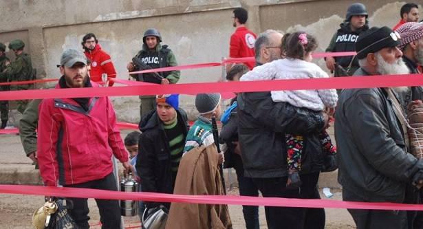 خروج الدفعة الرابعة من مهجّري حيّ الوعر في حمص