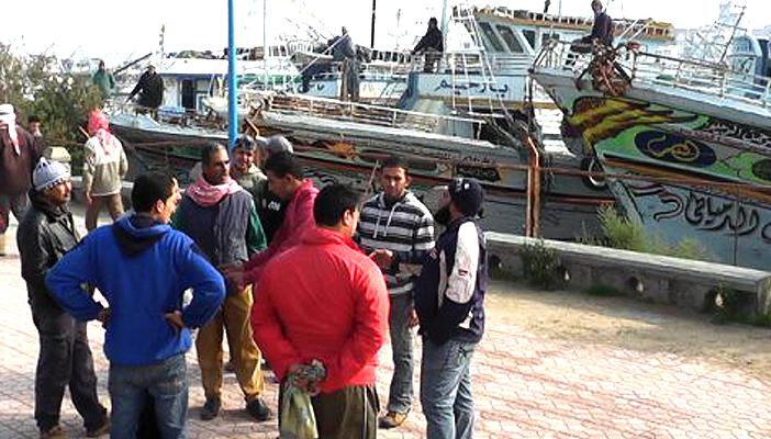 صيادو دمياط يحتجون على قرارات الحكومة بحقهم