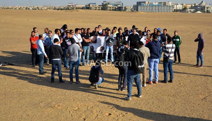 6 إبريل لـ”رصد”:  مصر لم يعد فيها حرية لذا لجأنا للتظاهر في الصحراء