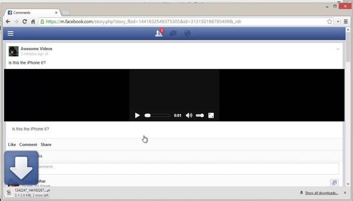 طريقة جديدة لتحميل مقاطع الفيديو من فيس بوك دون برامج أو إضافات