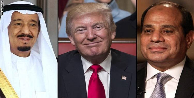 تفاصيل مكالمة ترامب والملك سلمان مع السيسي بعد تفجير الكنيستين