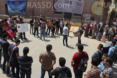 وقفة لطلاب “هندسة عين شمس” للمطالبة بالإفراج عن المعتقلين