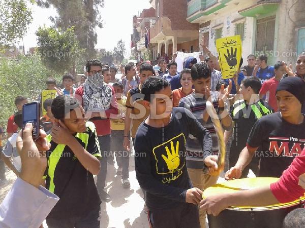 تظاهرة صباحية لـ”عفاريت ضد الانقلاب” بالبحيرة تنديدا بالانقلاب