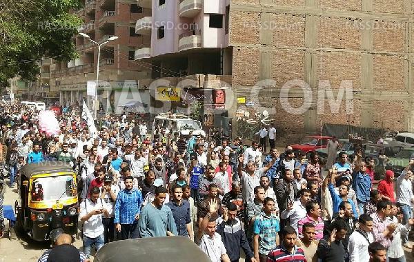 مسيرة لرافضي الانقلاب بالجيزة ضد حكم العسكر