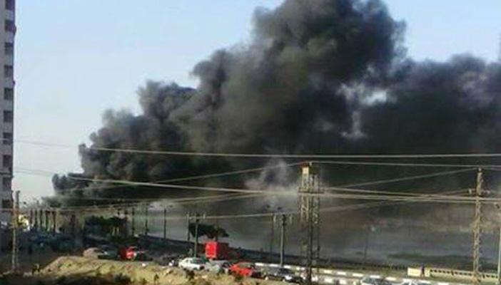 اندلاع حريق ضخم بـ30 بازارا سياحيا في المنيا