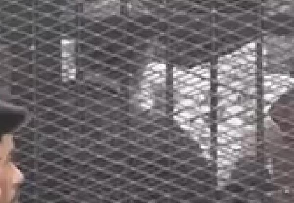 فيديو..أبو إسماعيل يعطي ظهره للمحكمة ويتصفح الجرائد