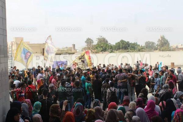 فعاليات عدة بعين شمس تنديدا بالانقلاب.. والأمن يشتبك مع الطلاب