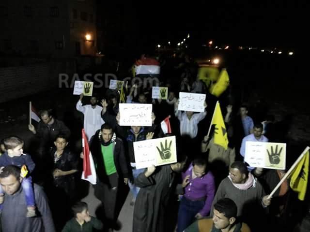 تظاهرات ليلية لرافضي حكم العسكر بمختلف المحافظات