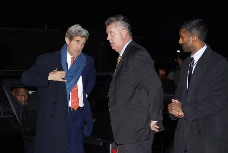 كيري يصل جنيف للمشاركة في اجتماع رباعي حول أوكرانيا