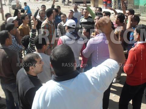 مسيرة لـ”اولتراس ربعاوي” بكفر الزيات بالغربية تنديدا بترشح السيسى