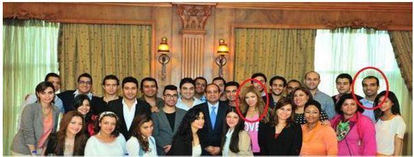 بالصور ..فضيحة وفد شباب المبدعين الذي استقبله السيسي