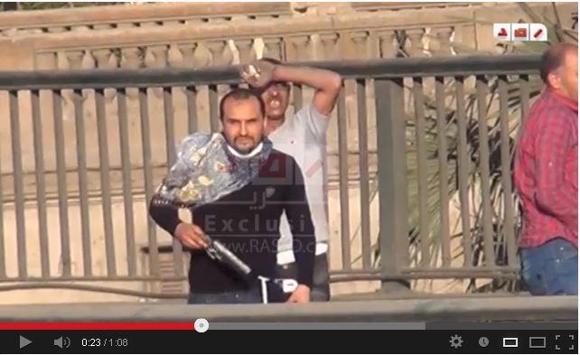 بالفيديو.. خرطوش في محيط الإسلاميين في تظاهرات اليوم