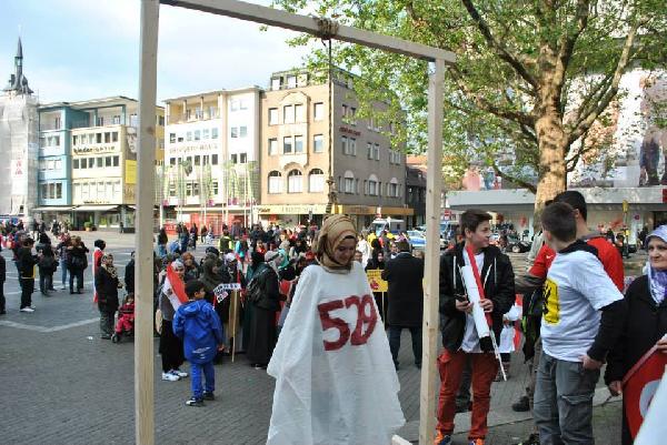 تظاهرات بألمانيا والبوسنة ضد أحكام الإعدام على 528