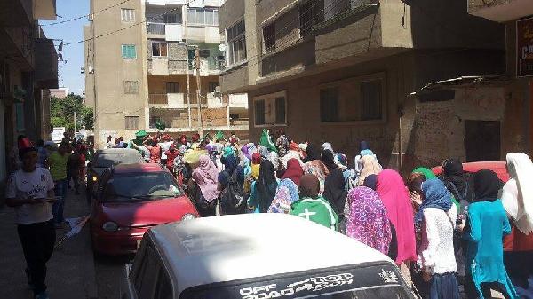 مسيرة طلابية بـ”الطرابيش” بشوارع بنى سويف تنديدا بحكم العسكر