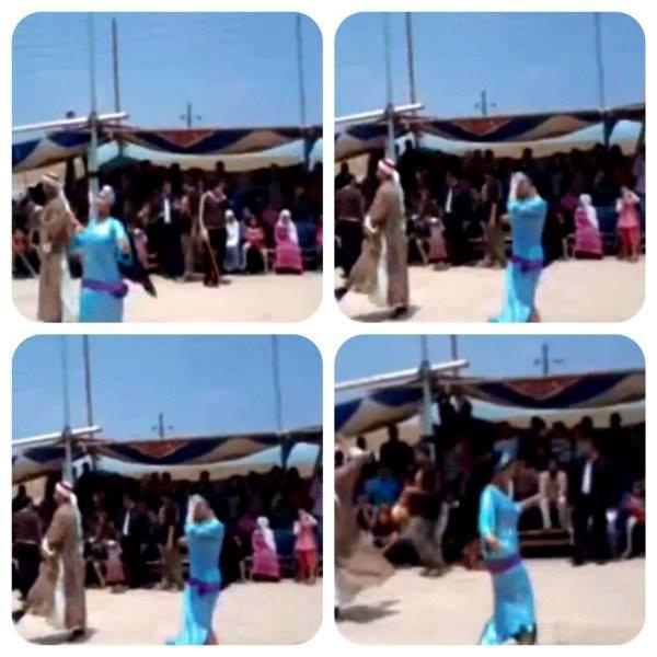 راقصة لإحياء حفل أيتام في مدرسة بالشرقية