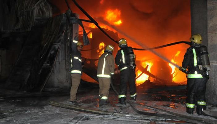 حريق هائل بمصنع خل في الغربية على طريق الإسكندرية الزراعي