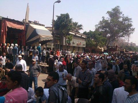 مسيرة لثوار حلوان تنديدا بترشح السيسى للرئاسة